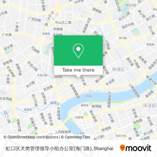 虹口区犬类管理领导小组办公室(海门路) map