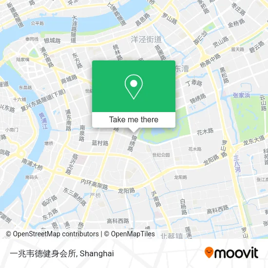 一兆韦德健身会所 map