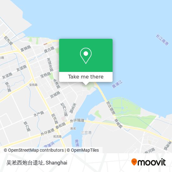 吴淞西炮台遗址 map