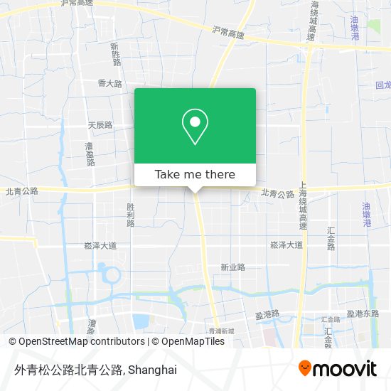 外青松公路北青公路 map