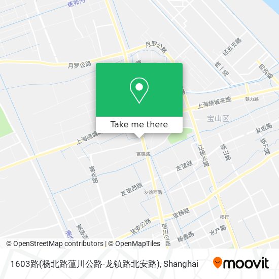 1603路(杨北路蕰川公路-龙镇路北安路) map