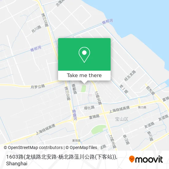 1603路(龙镇路北安路-杨北路蕰川公路(下客站)) map