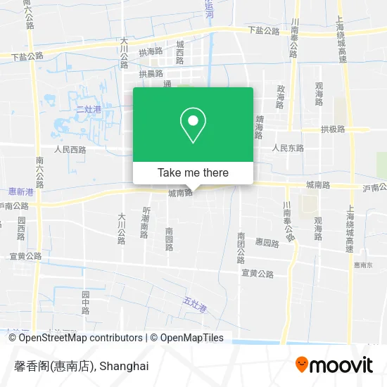 馨香阁(惠南店) map