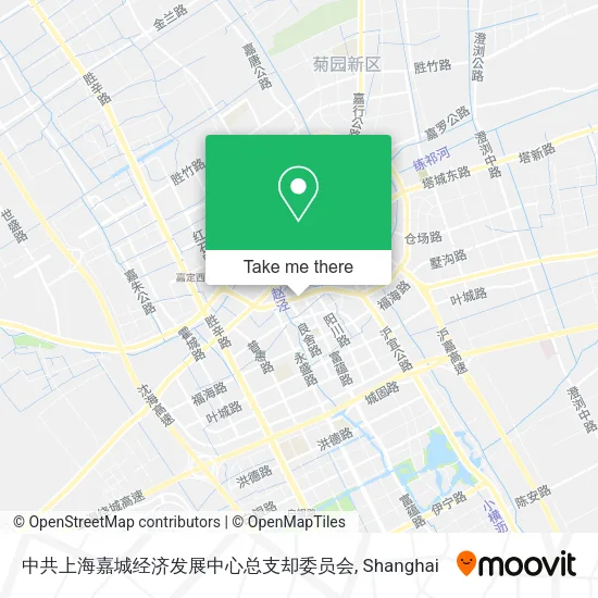 中共上海嘉城经济发展中心总支却委员会 map