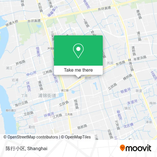 陈行小区 map