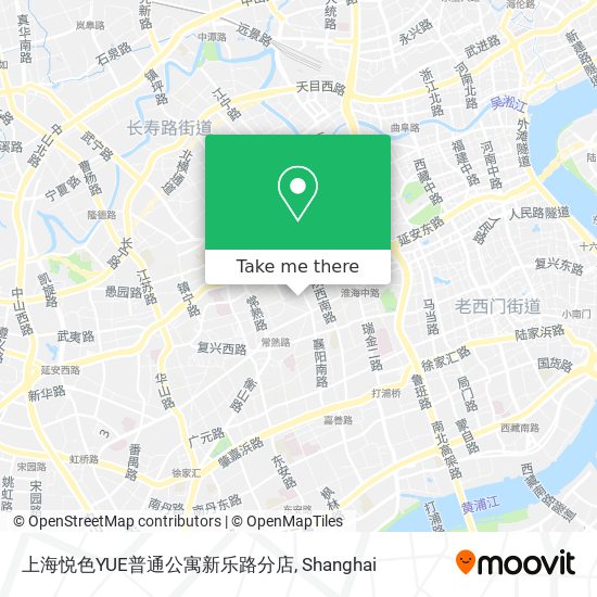 上海悦色YUE普通公寓新乐路分店 map