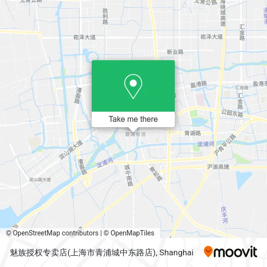 魅族授权专卖店(上海市青浦城中东路店) map