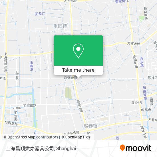 上海昌顺烘焙器具公司 map