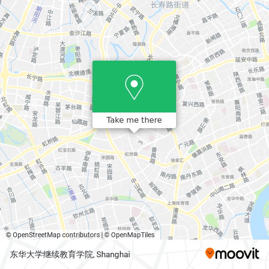 东华大学继续教育学院 map
