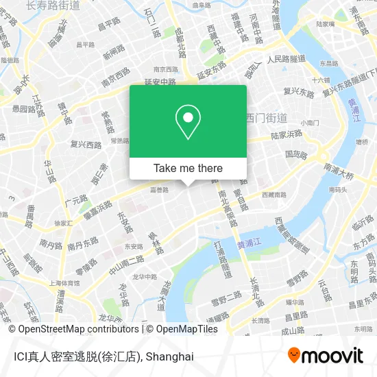 ICI真人密室逃脱(徐汇店) map