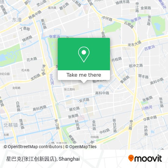 星巴克(张江创新园店) map