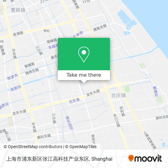 上海市浦东新区张江高科技产业东区 map