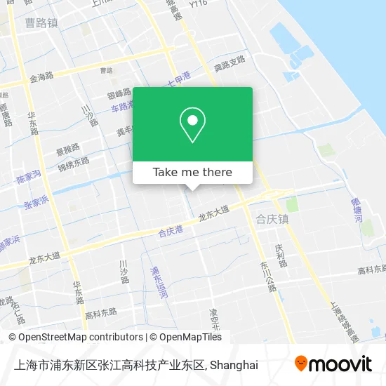 上海市浦东新区张江高科技产业东区 map