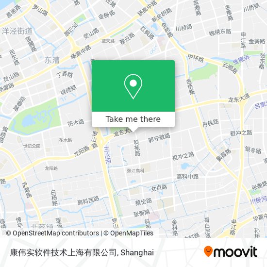 康伟实软件技术上海有限公司 map