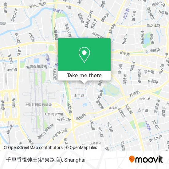 千里香馄饨王(福泉路店) map