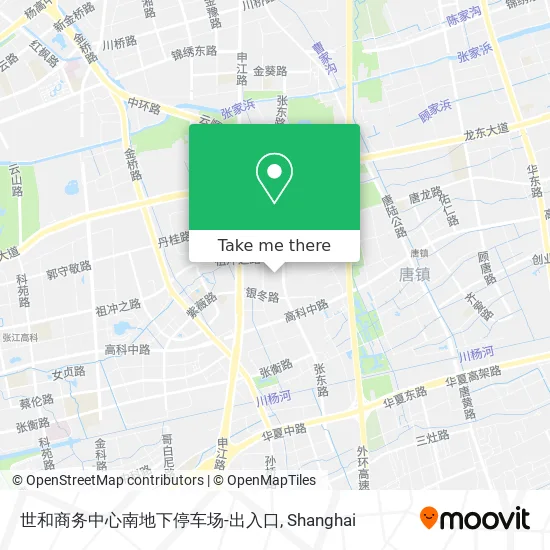 世和商务中心南地下停车场-出入口 map