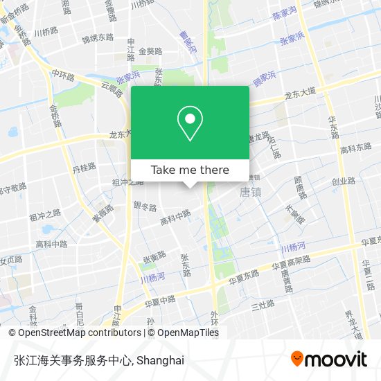 张江海关事务服务中心 map