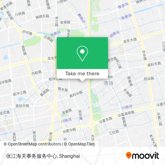 张江海关事务服务中心 map