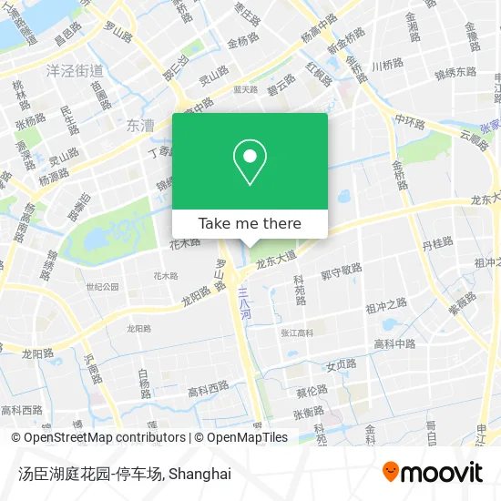 汤臣湖庭花园-停车场 map