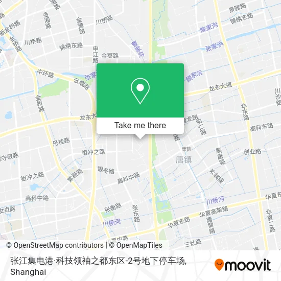 张江集电港·科技领袖之都东区-2号地下停车场 map