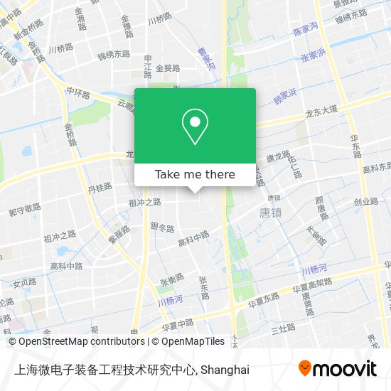上海微电子装备工程技术研究中心 map