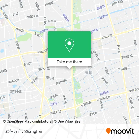 嘉伟超市 map