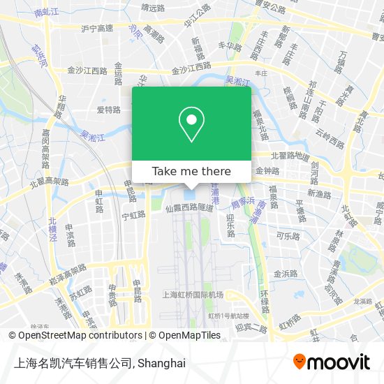 上海名凯汽车销售公司 map