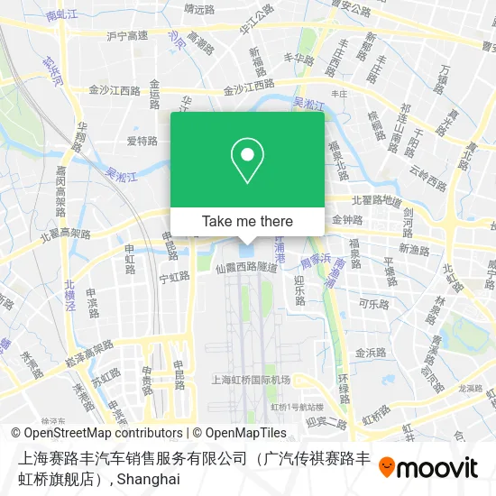 上海赛路丰汽车销售服务有限公司（广汽传祺赛路丰虹桥旗舰店） map