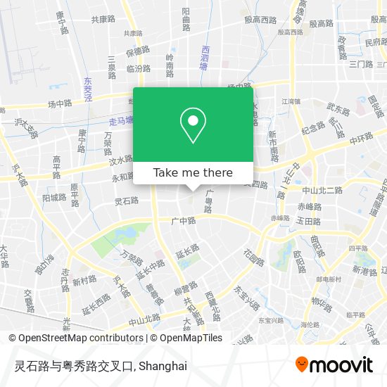 灵石路与粤秀路交叉口 map