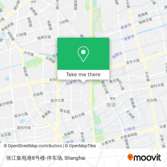 张江集电港8号楼-停车场 map