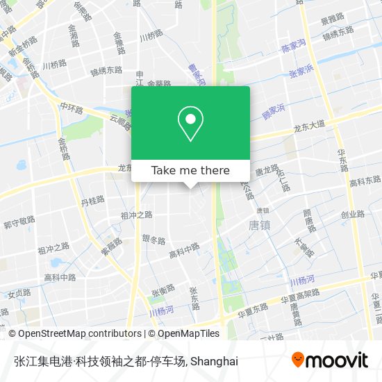 张江集电港·科技领袖之都-停车场 map