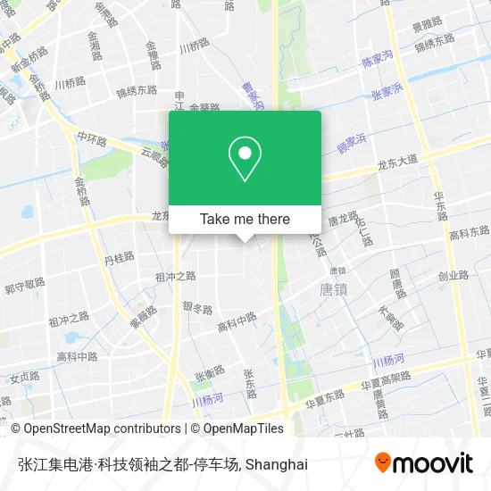 张江集电港·科技领袖之都-停车场 map