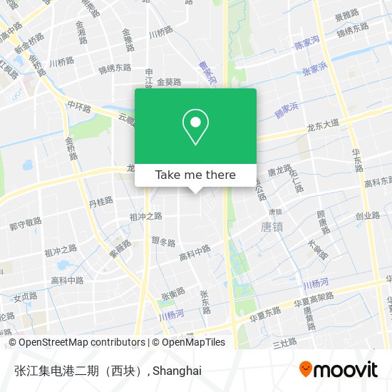 张江集电港二期（西块） map