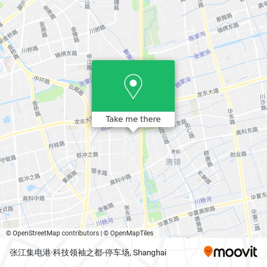 张江集电港·科技领袖之都-停车场 map