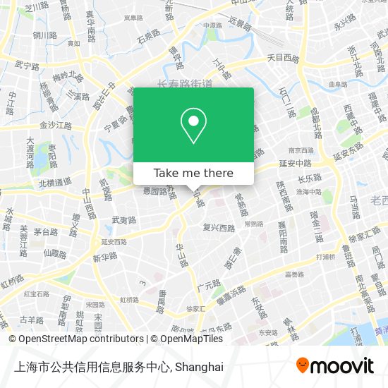 上海市公共信用信息服务中心 map