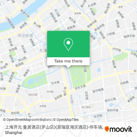上海开元·曼居酒店(罗山店)(原瑞亚湖滨酒店)-停车场 map