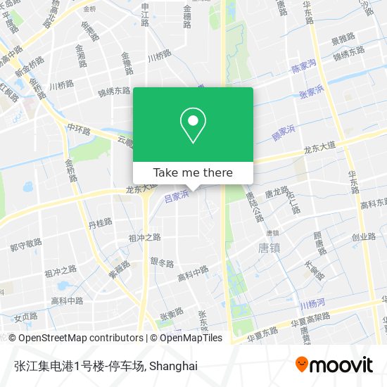 张江集电港1号楼-停车场 map