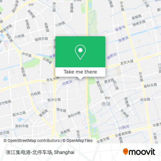 张江集电港-北停车场 map