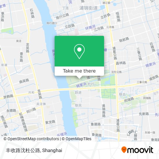 丰收路沈杜公路 map