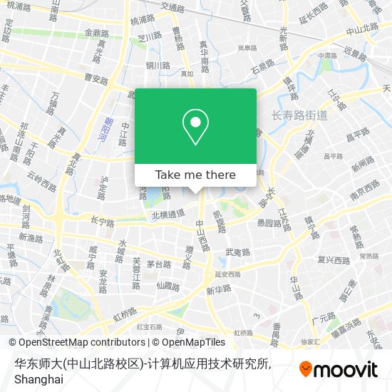 华东师大(中山北路校区)-计算机应用技术研究所 map