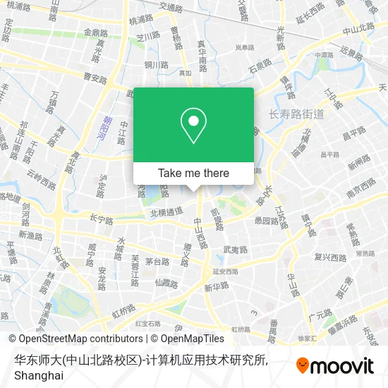 华东师大(中山北路校区)-计算机应用技术研究所 map