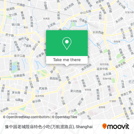 豫中园老城隍庙特色小吃(万航渡路店) map