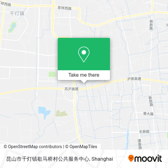 昆山市千灯镇歇马桥村公共服务中心 map