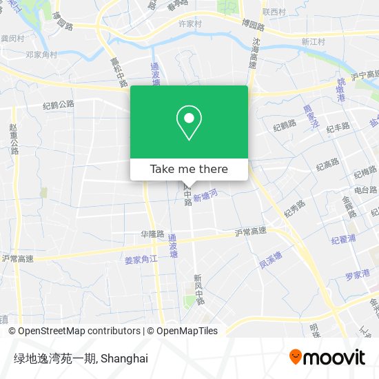 绿地逸湾苑一期 map
