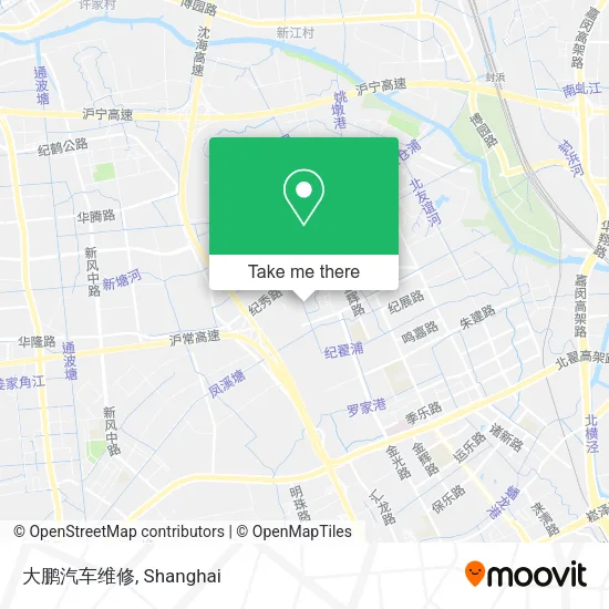 大鹏汽车维修 map