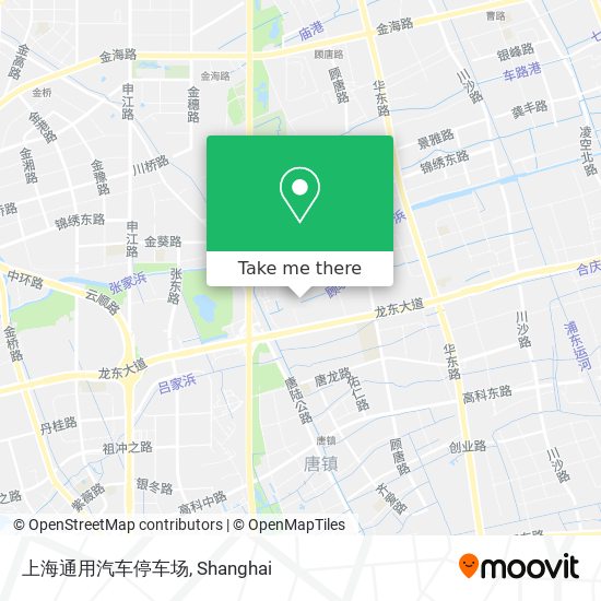 上海通用汽车停车场 map