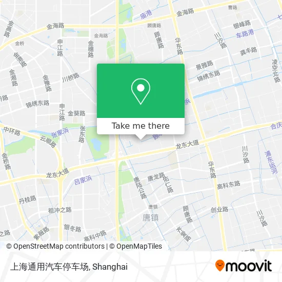 上海通用汽车停车场 map