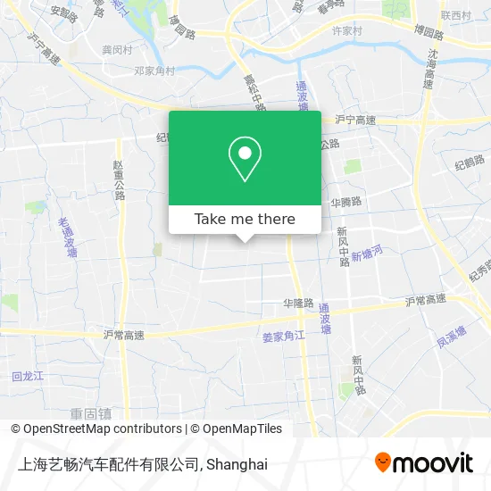上海艺畅汽车配件有限公司 map