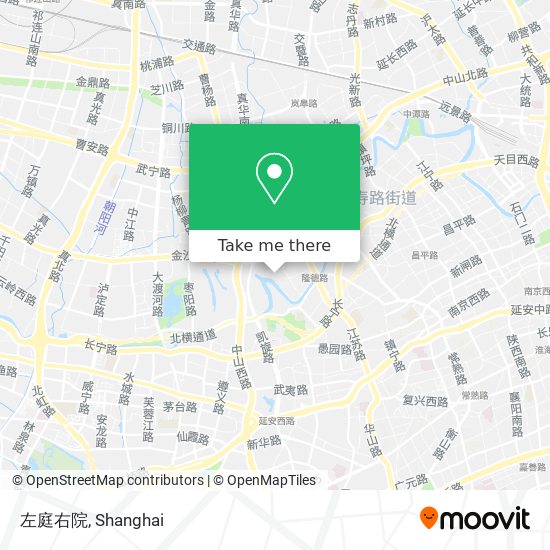 How To Get To 左庭右院in 长风新村街道by Metro Or Bus