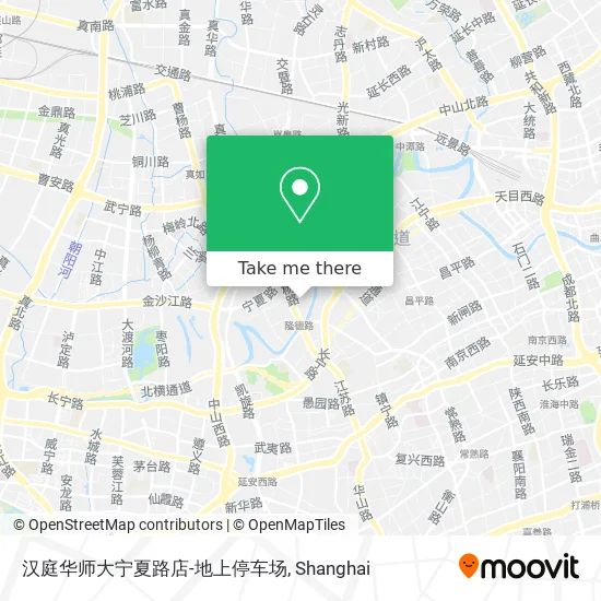汉庭华师大宁夏路店-地上停车场 map